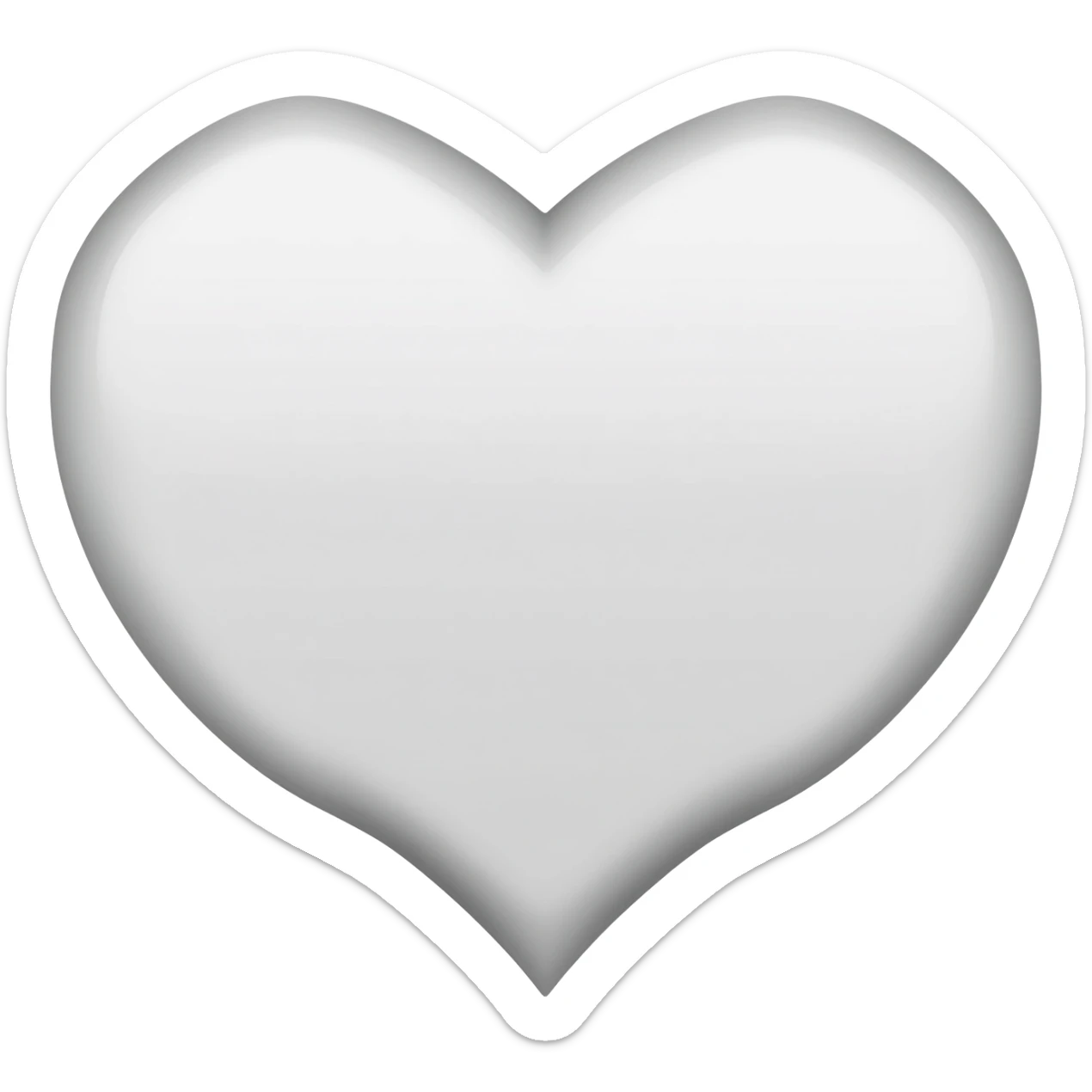 star heart that is White sticker
