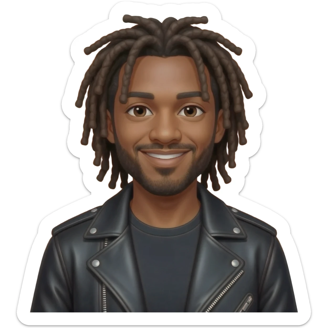 Dreadhead man sticker