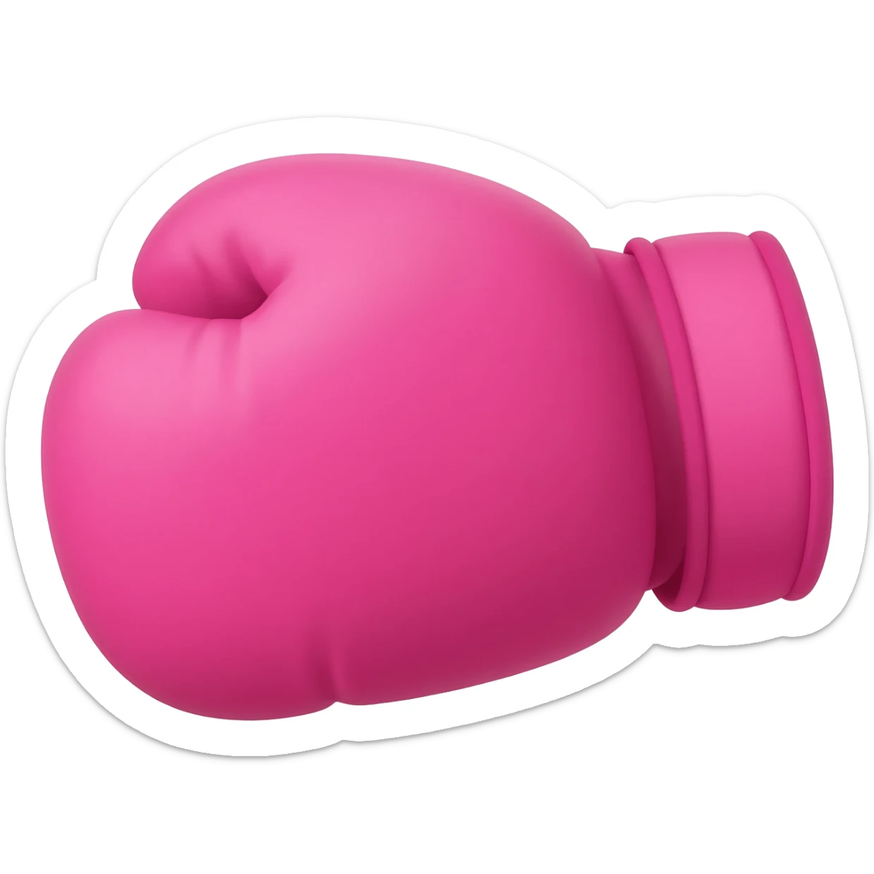 Pink boxer glove sticker