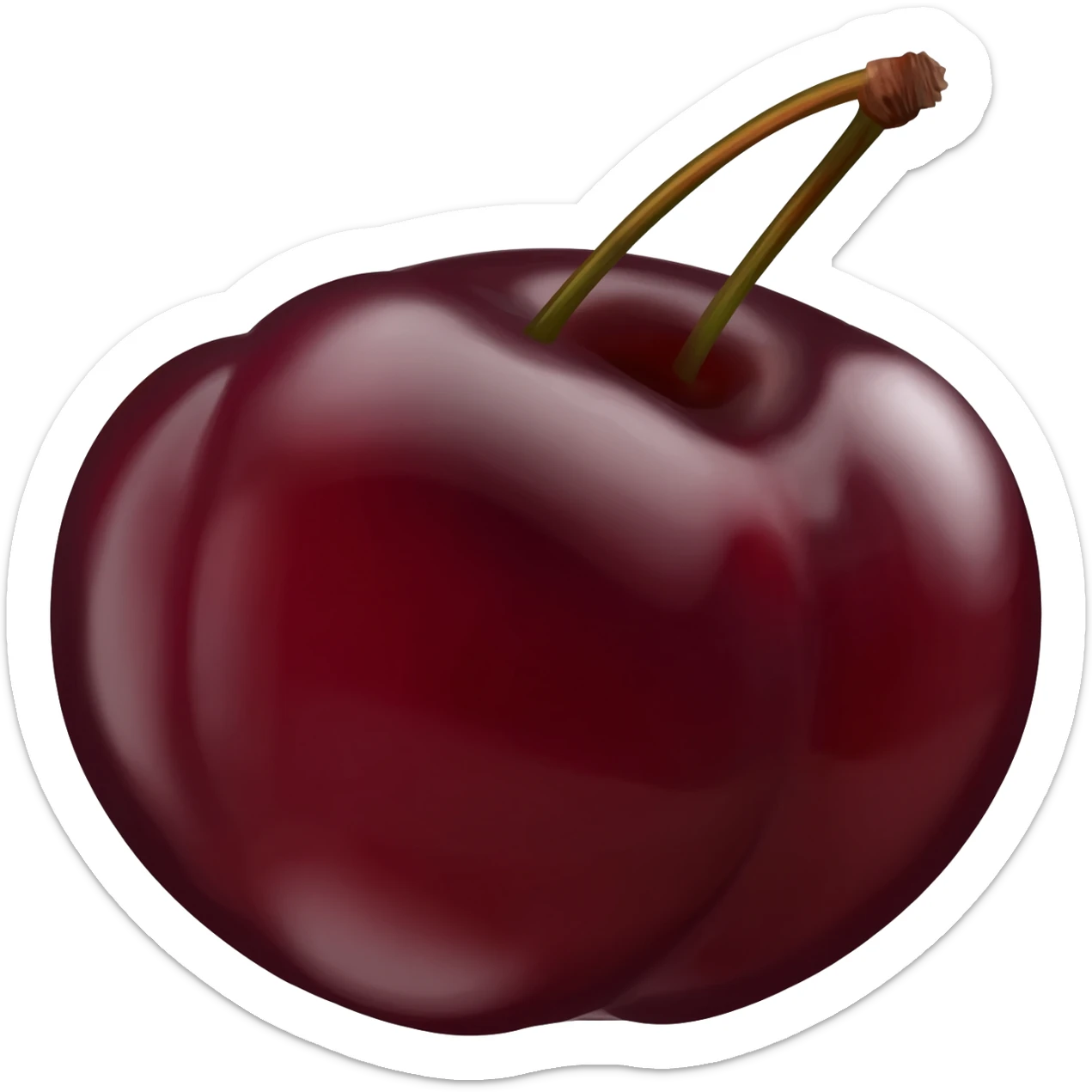 i want dark cherries with black sticker