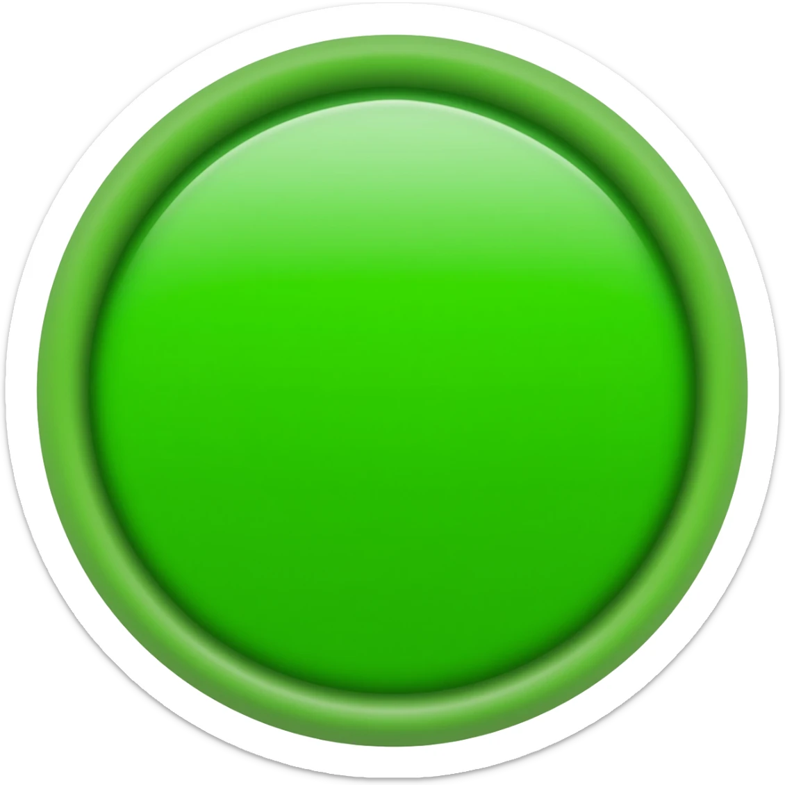 green button sticker