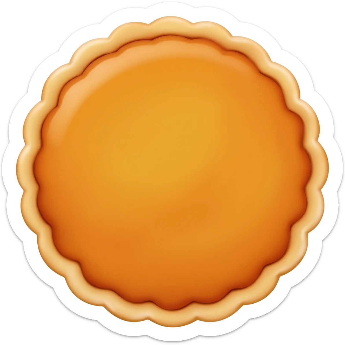 whole thanksgiving pie sticker
