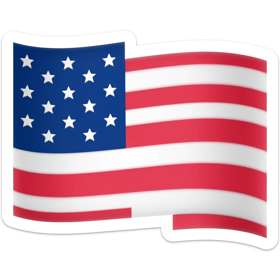 US Flag (13 Stars) sticker