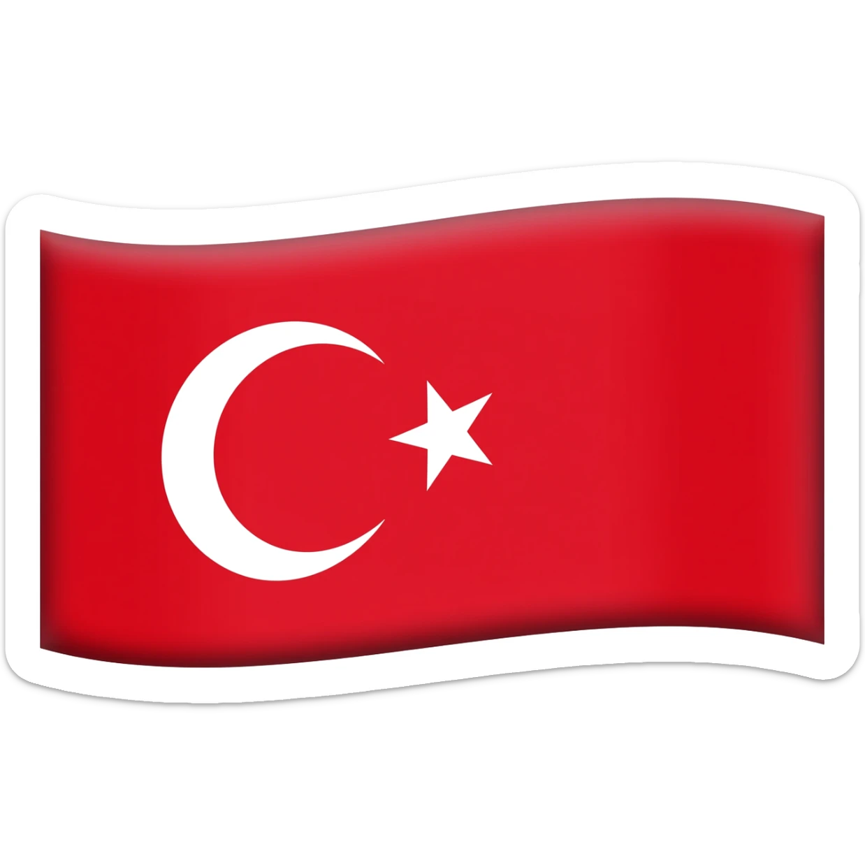 Ottoman Empire emoji flag sticker