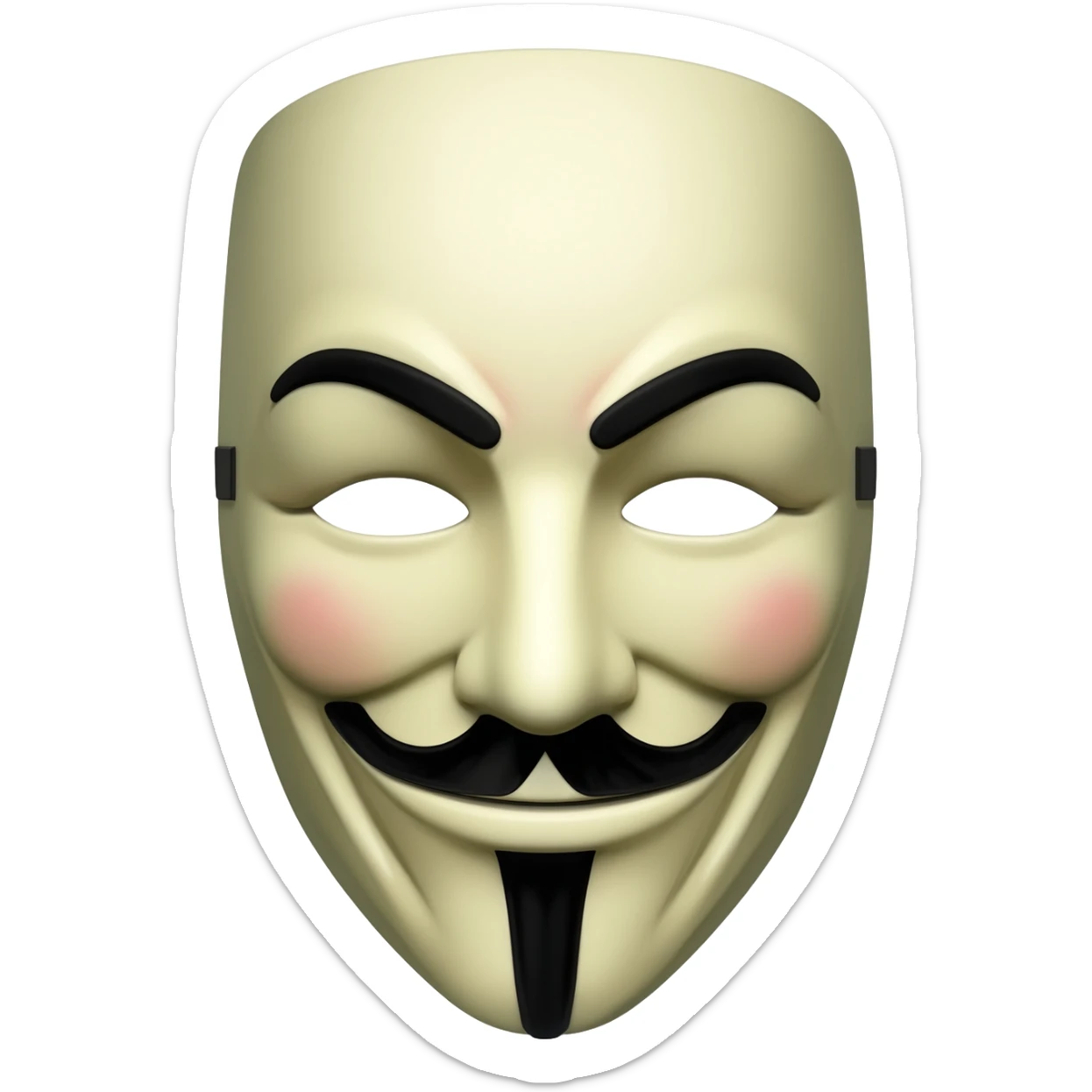 i want a hacker mask emoji vendetta mask emoji sticker