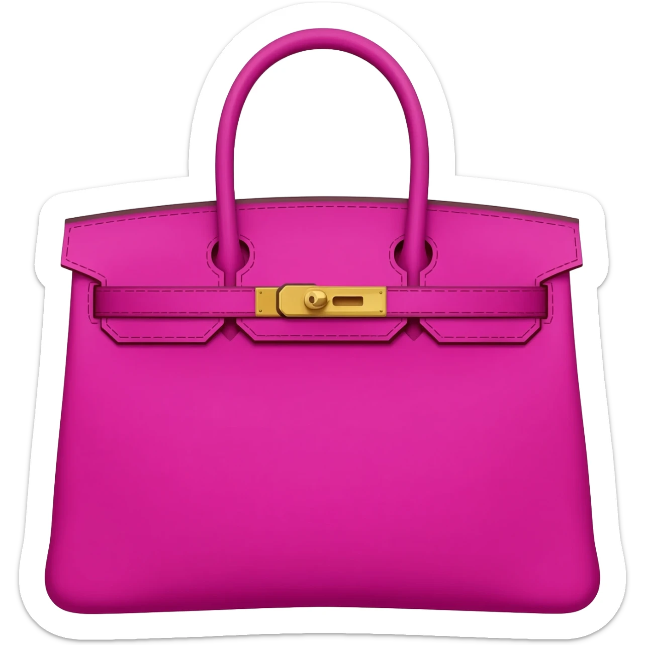 magenta kelly hermes bag sticker