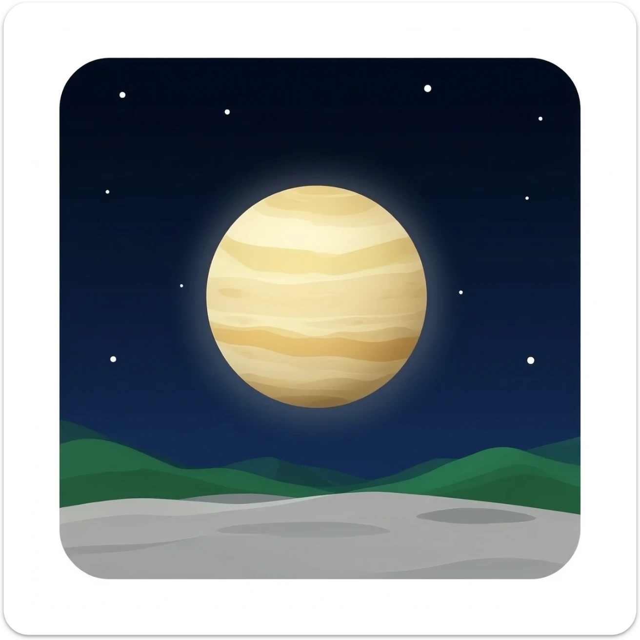 Venus (the planet) sticker