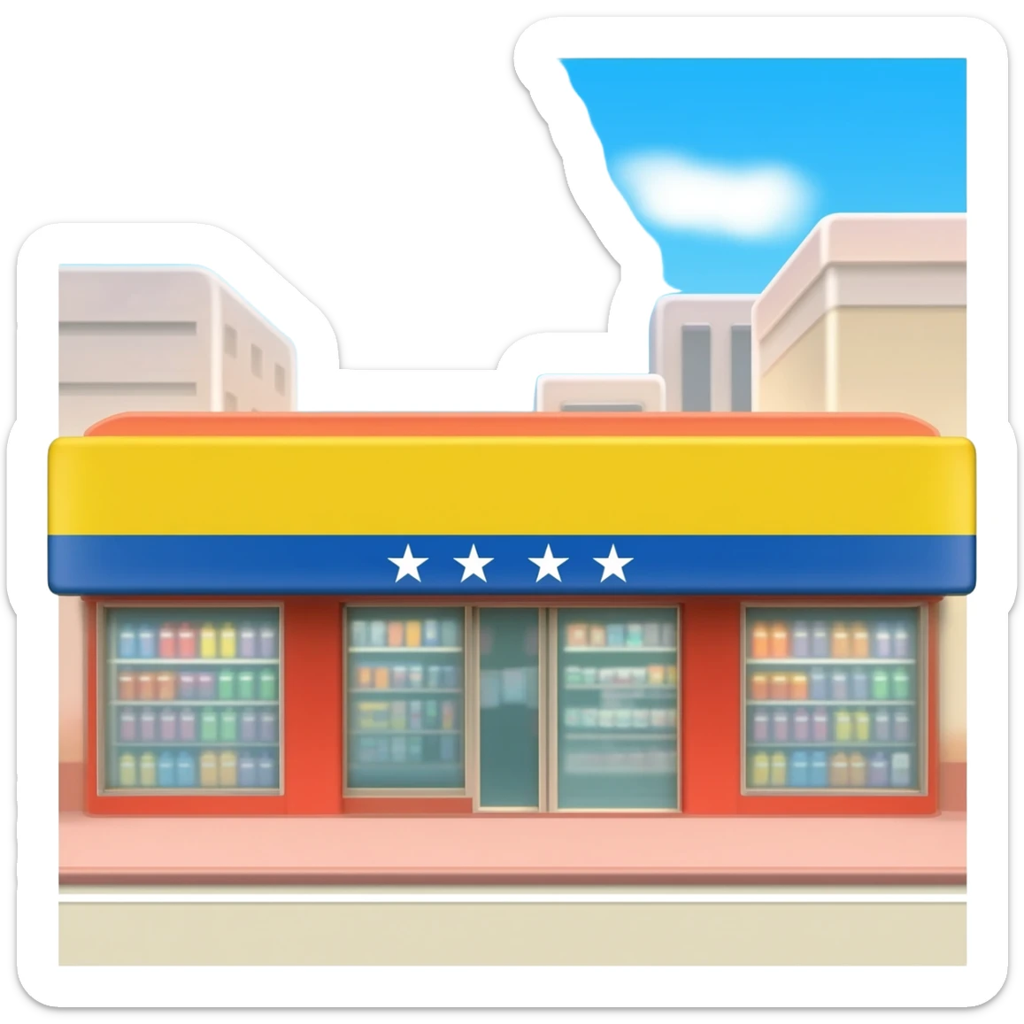 CREA UN EMOJI SOBRE UN TIENDA DE VENEZUELA sticker