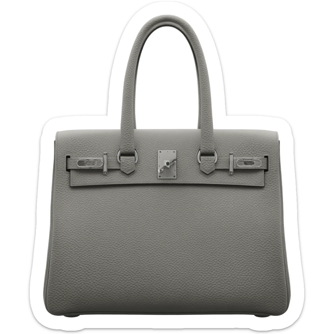 gray matte kelly hermes bag sticker