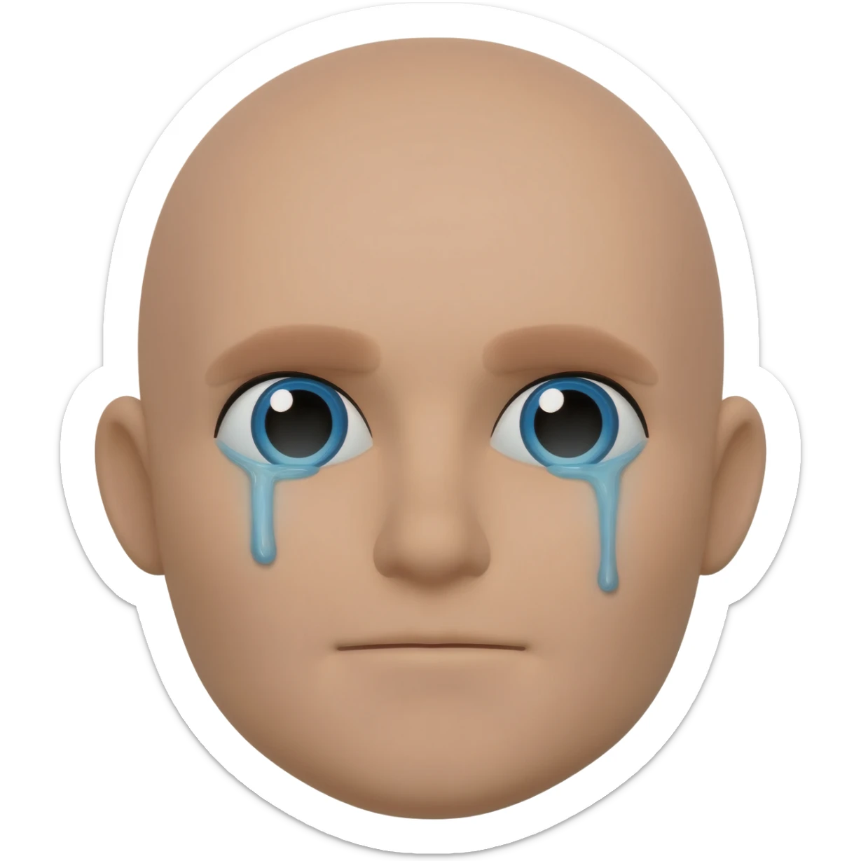 carita con ojos con lágrimas sticker
