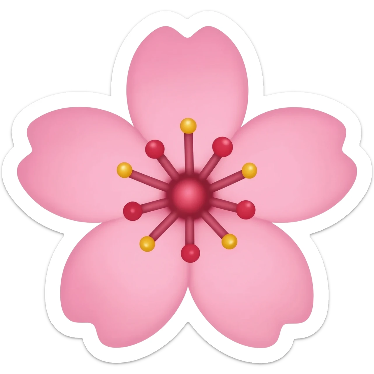 cherry blossom sticker