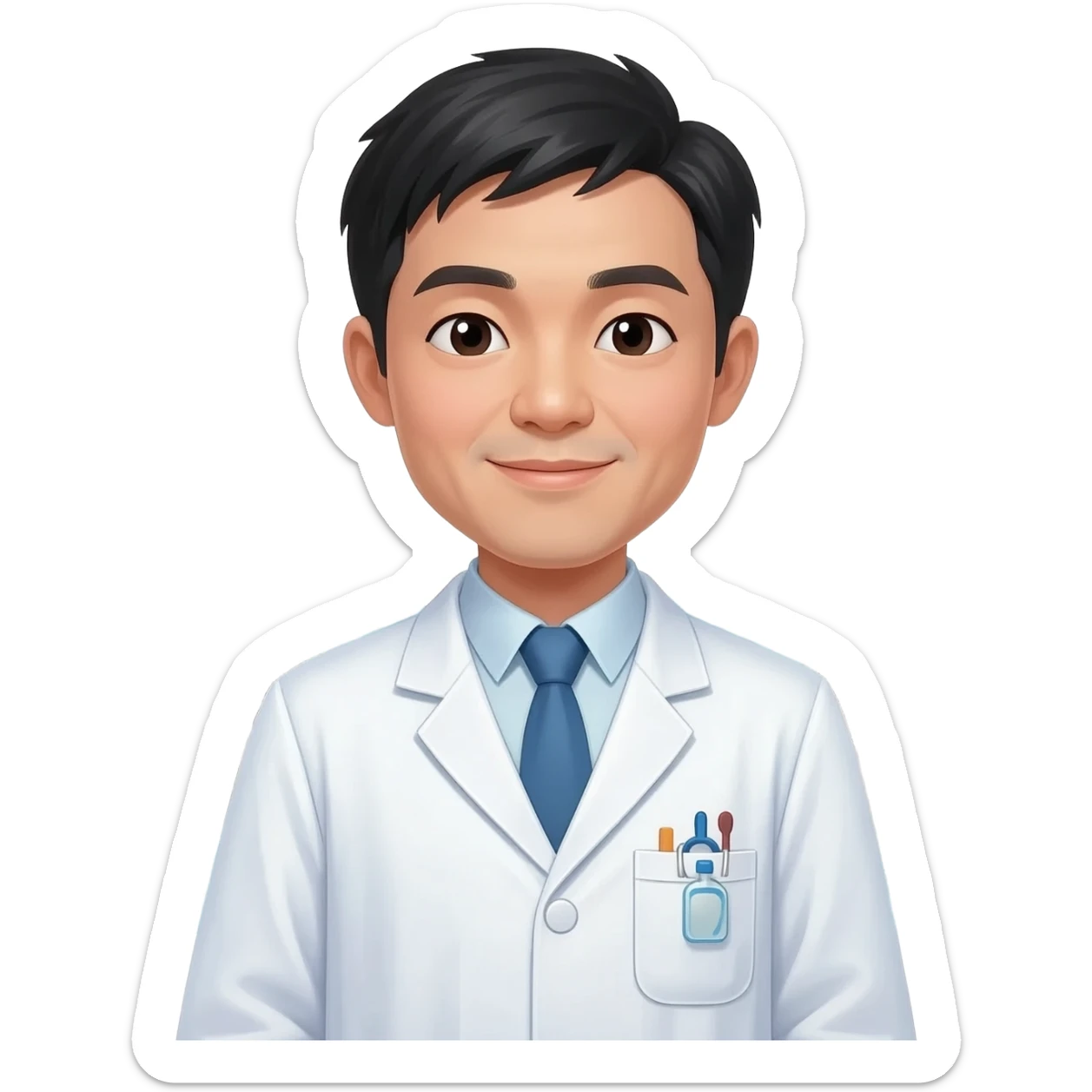 chinese traditional village doctor sticker