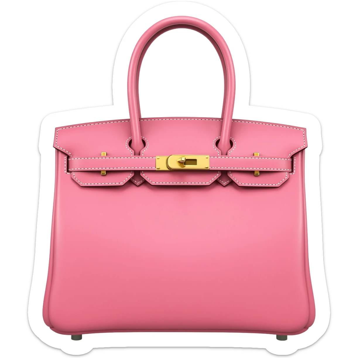 matte pink hermes birkin bag sticker
