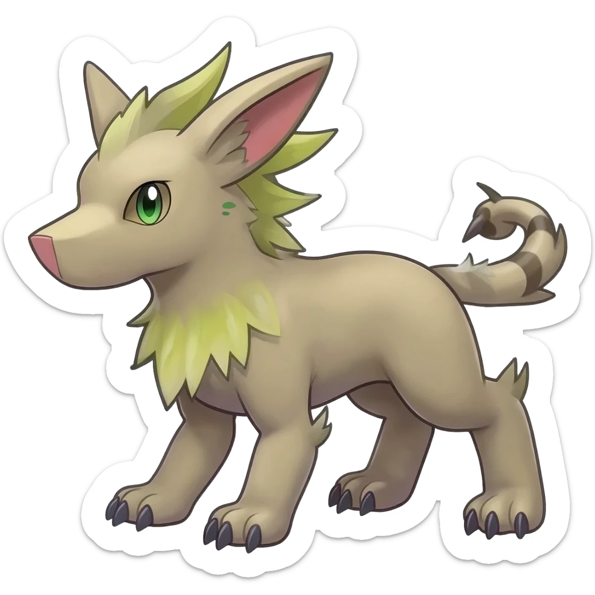 Animal-Fakémon-Pokémon-Spectrobe-Digimon-hybrid-fusion-creature  sticker