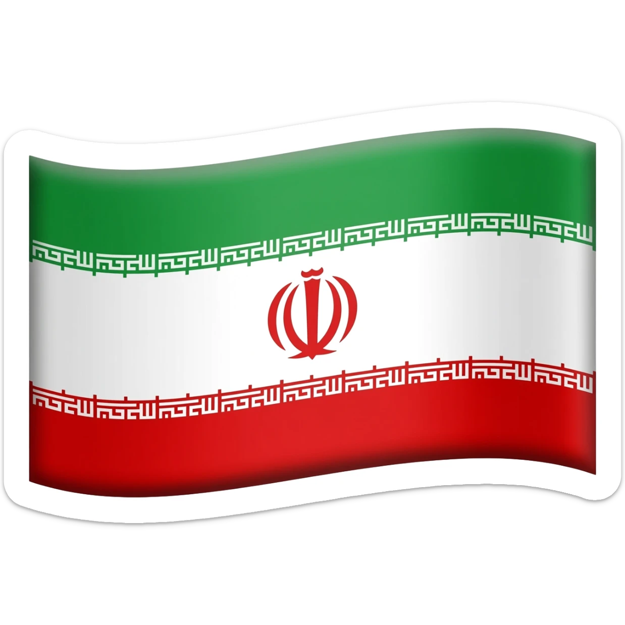 Persian empire emoji flag sticker