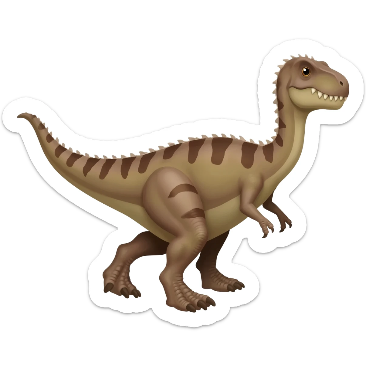 Jurassic dinosaur sticker