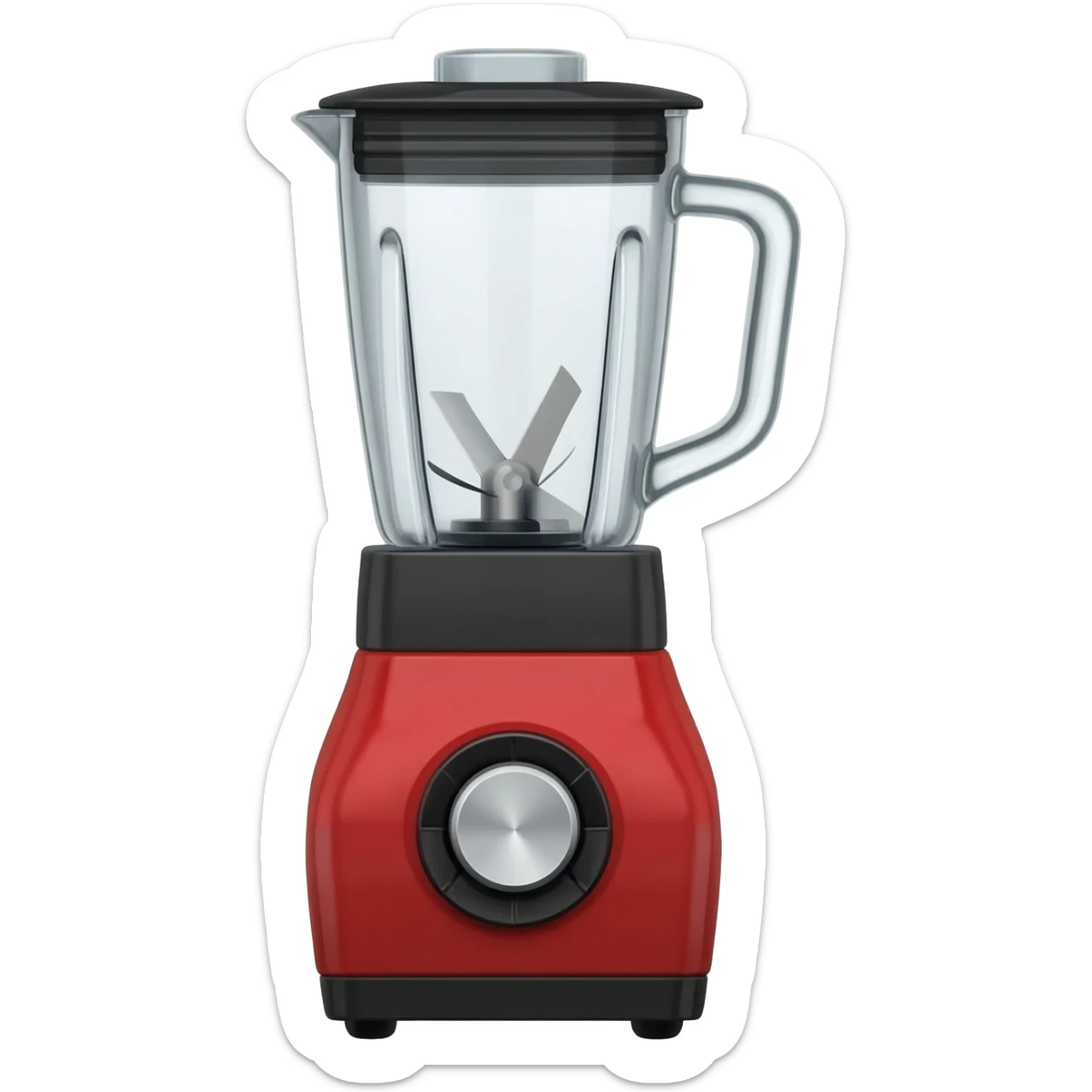 Red and Black Blender sticker