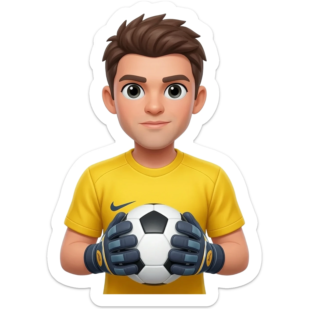 make a football goalkeeper emoji please sticker
