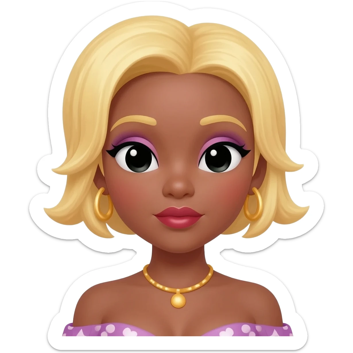 Cute diva emojidivae sticker