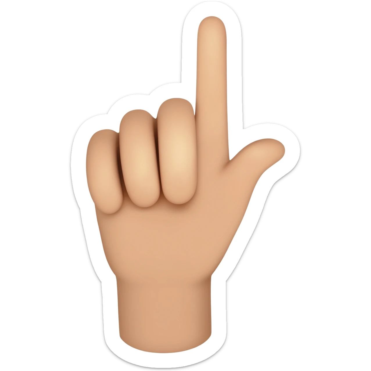 finger pointer tap sticker