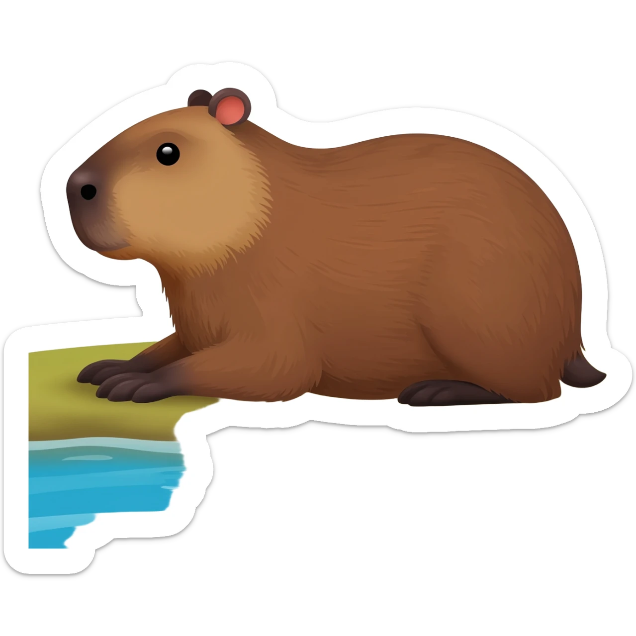 Capybara sticker