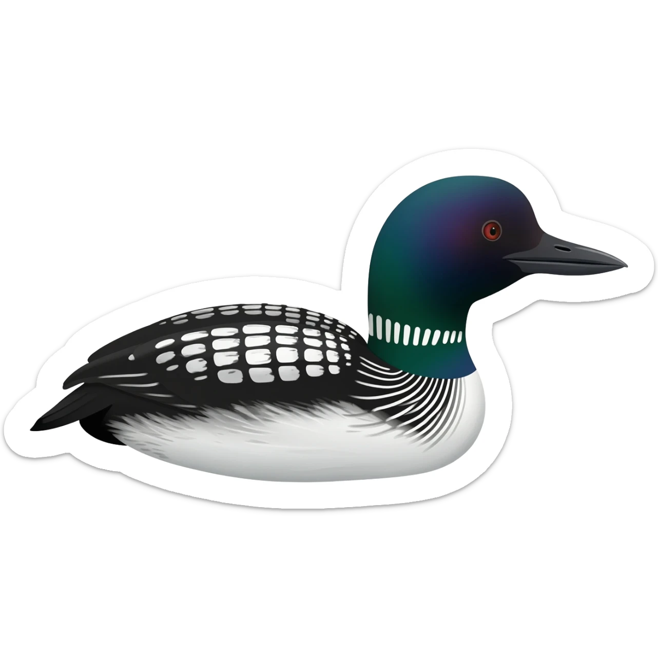 Loon sticker