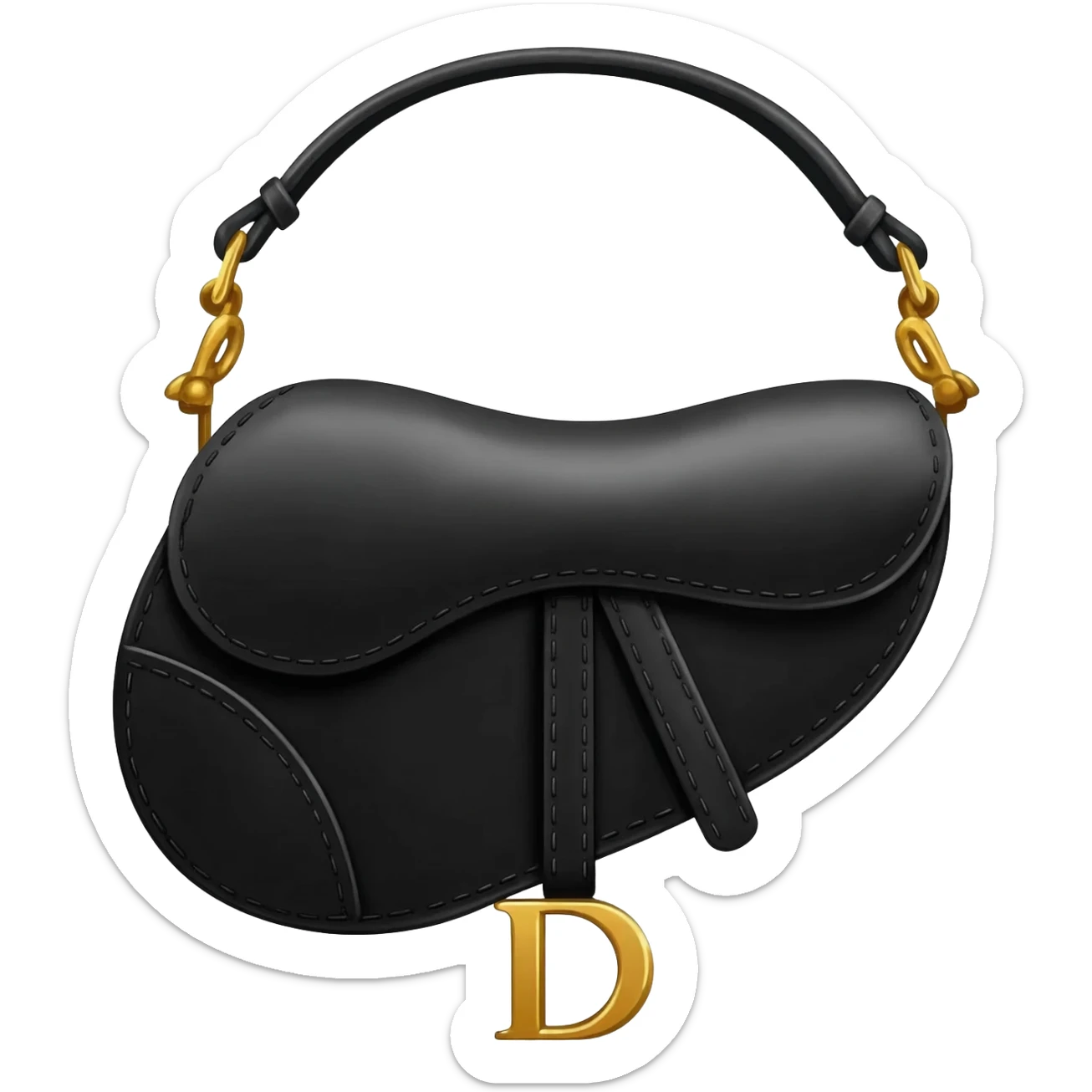 rare saddle dior bag sticker