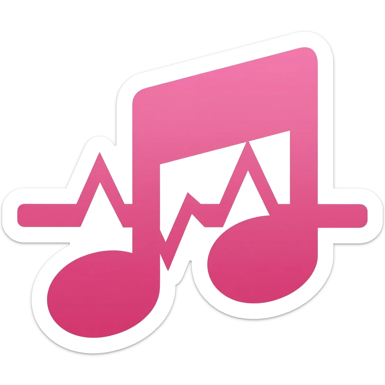 Icône Prendre son rythme. Pink aesthetic sticker