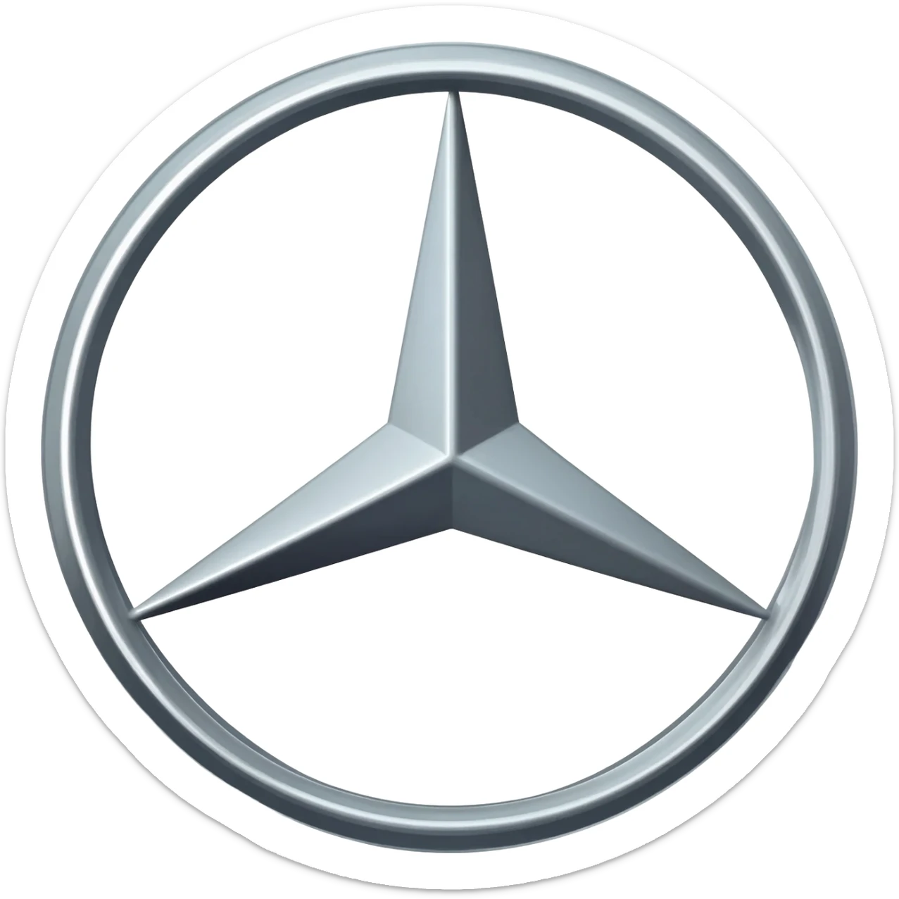 Emoji logo Mercedes Benz sticker