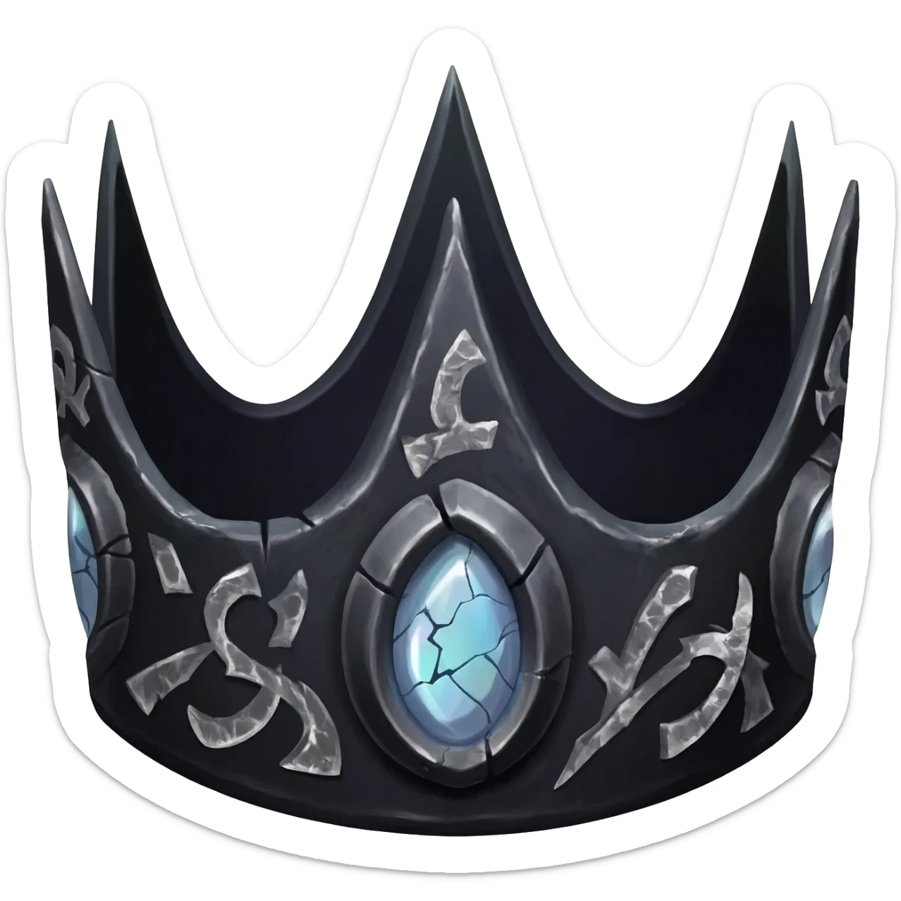 Cursed Crown sticker