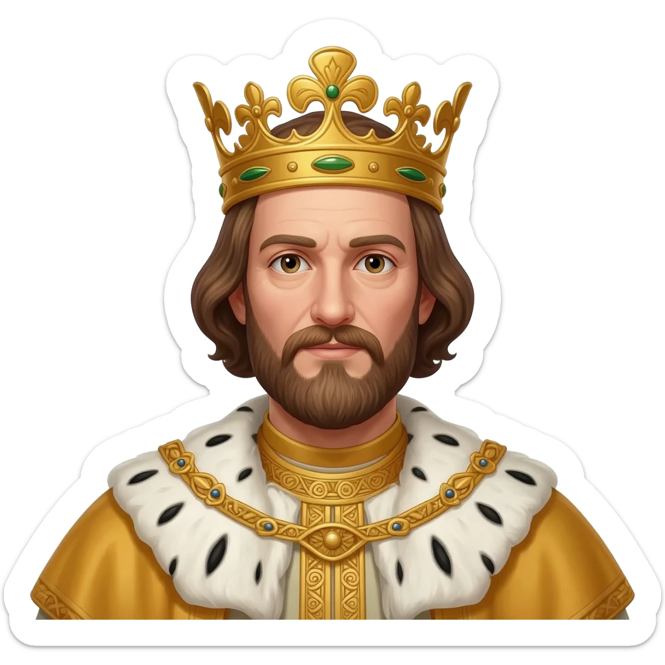 king Phillip II sticker
