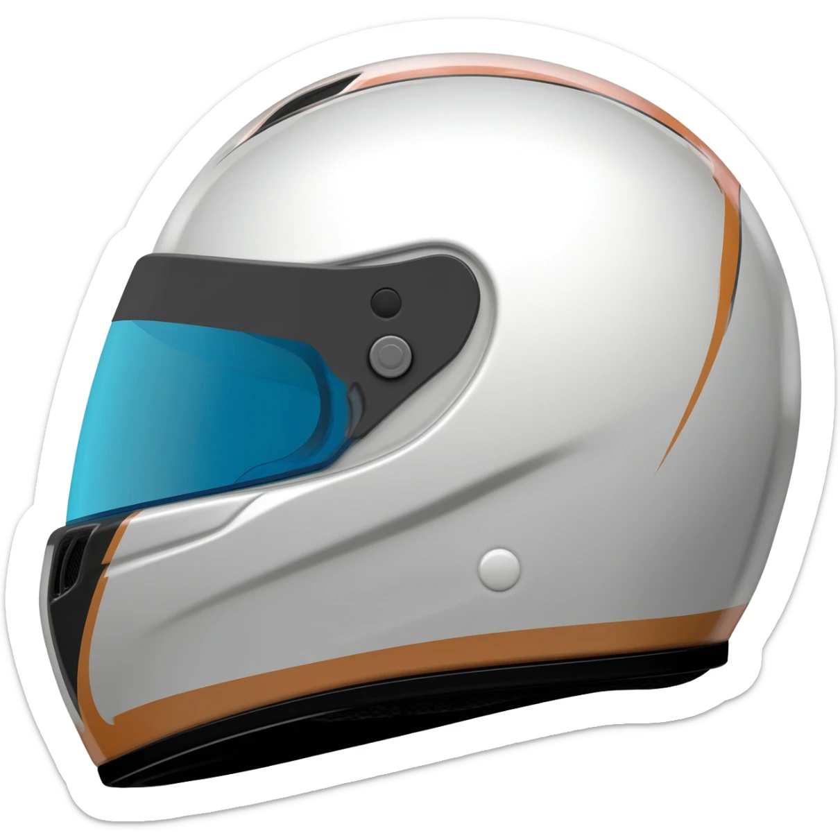 side profile f1 helmet sticker
