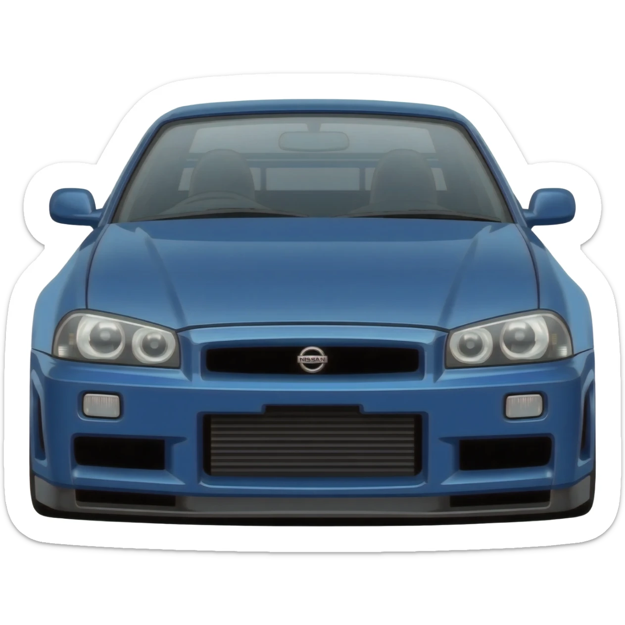 Nissan skyline r34 sticker