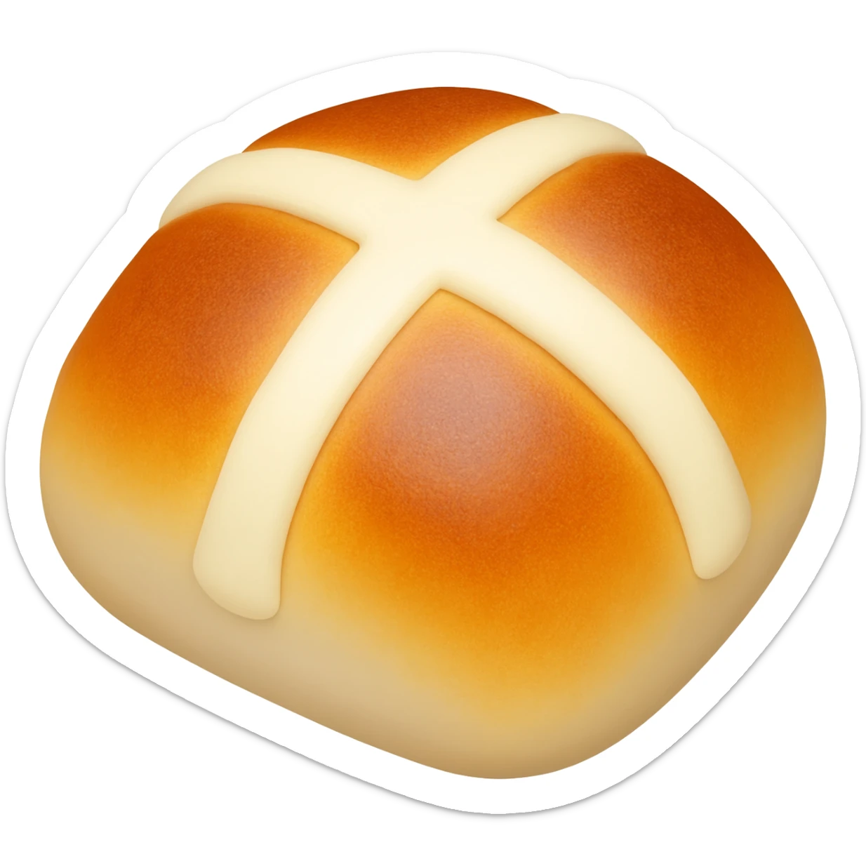 hot cross bun sticker