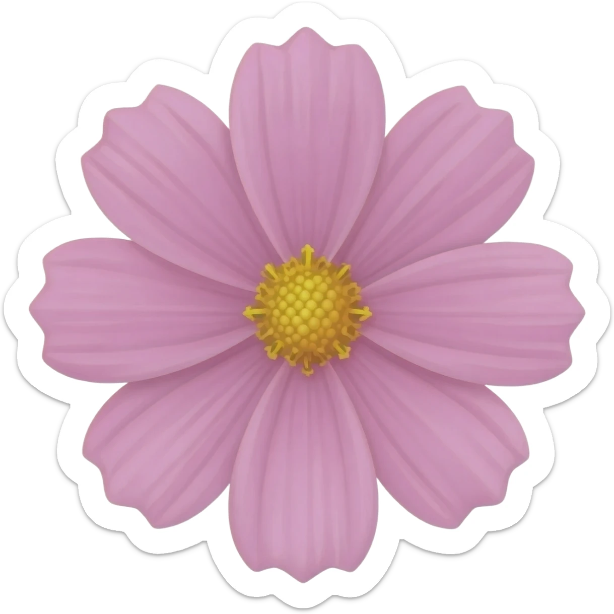 Una flor de cosmos sticker