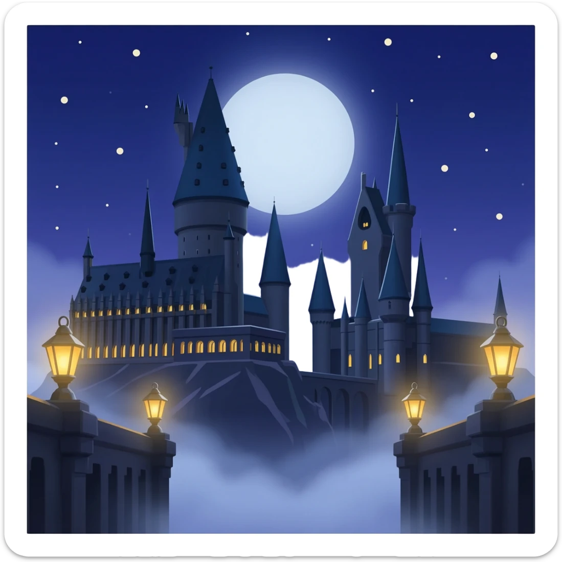 magical hogwarts sticker