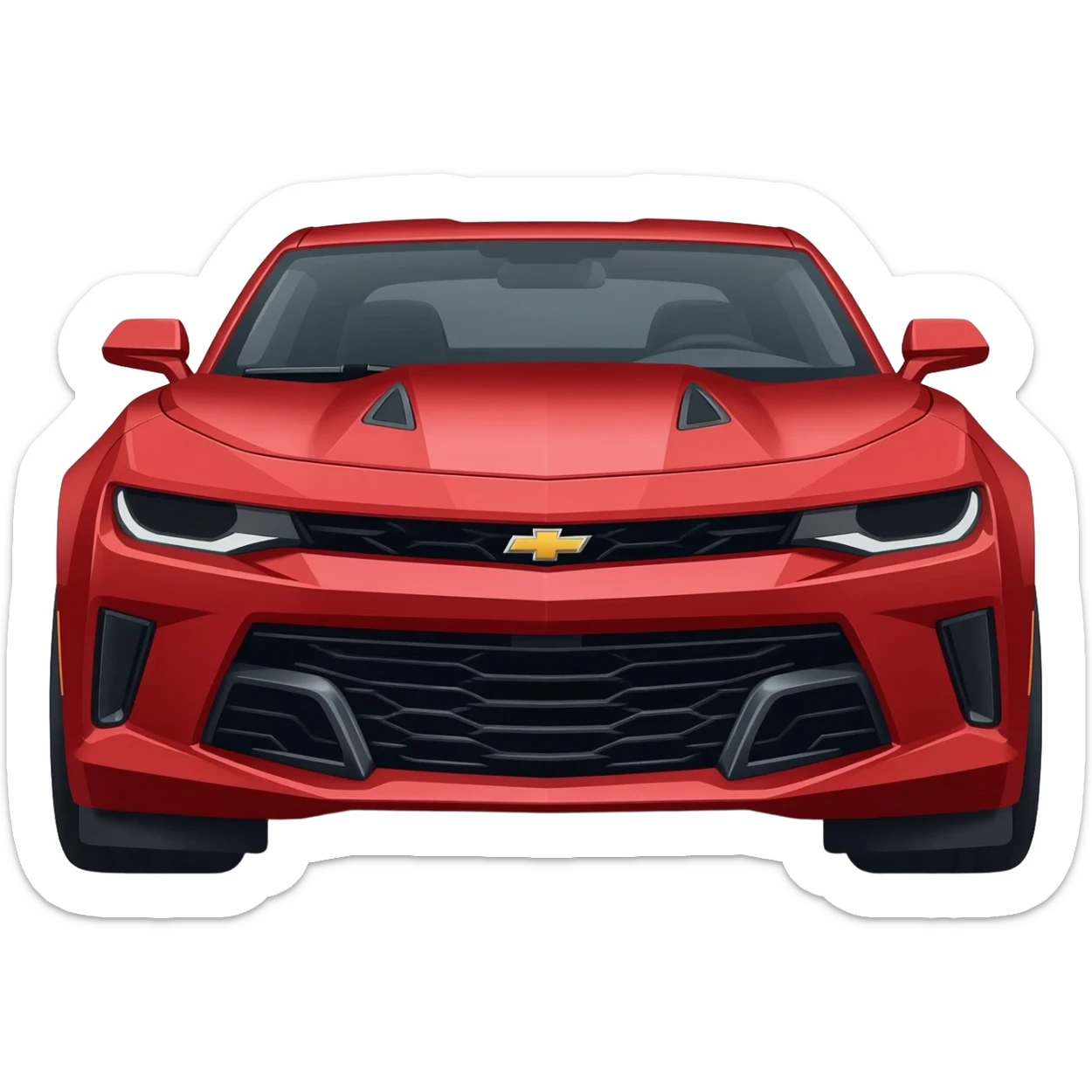 Car chevrolet camaro sticker
