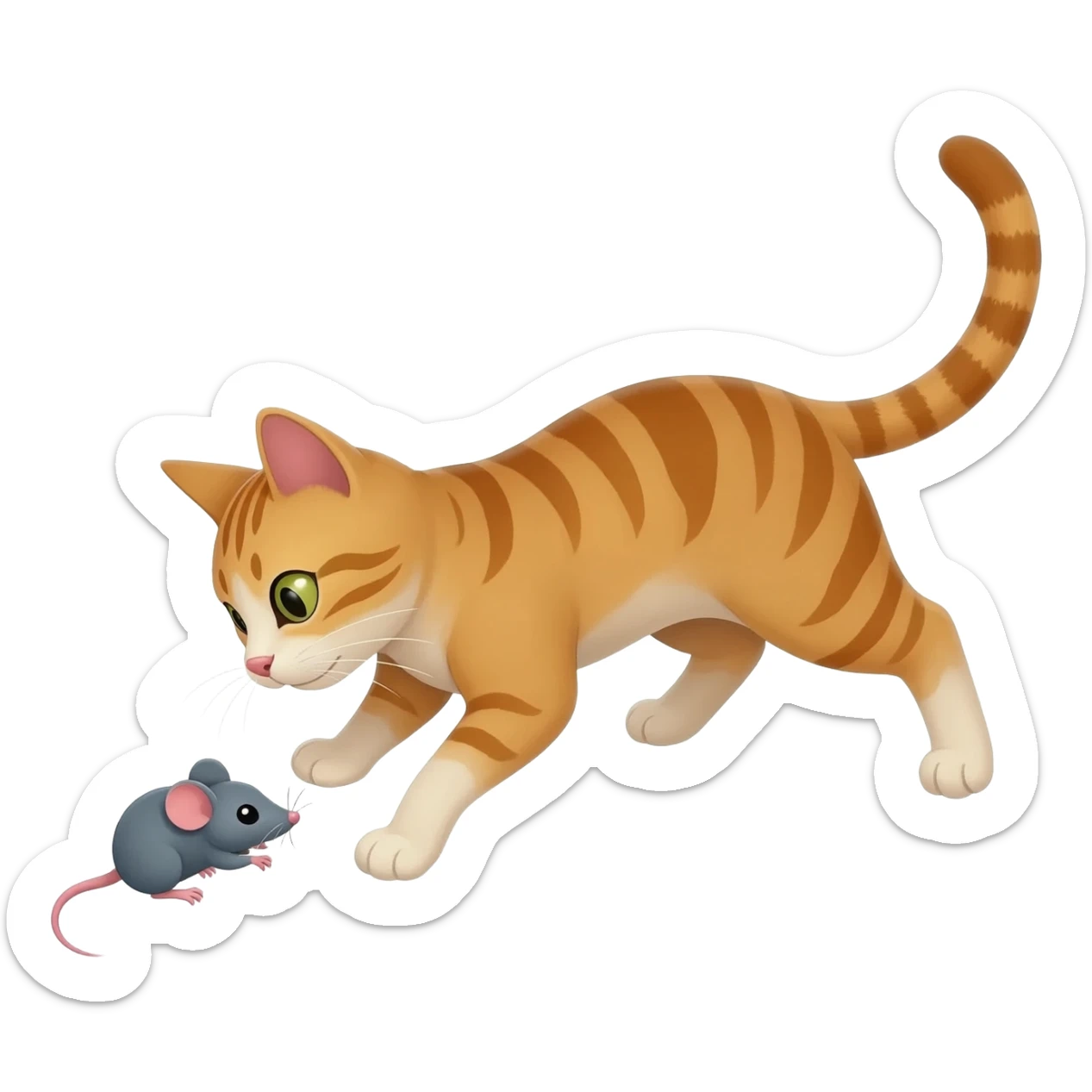 cat attack sticker