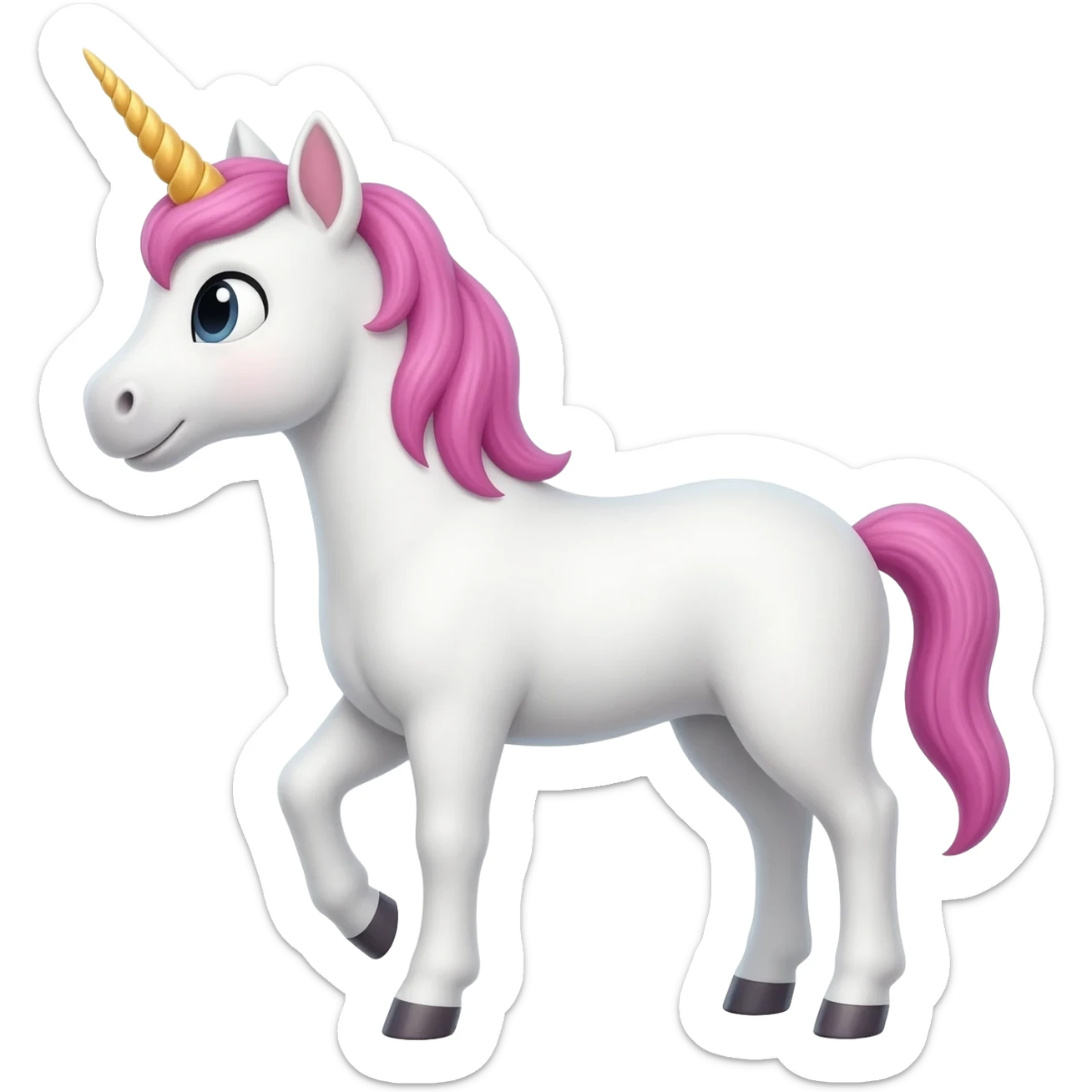 unicorn whispering sticker