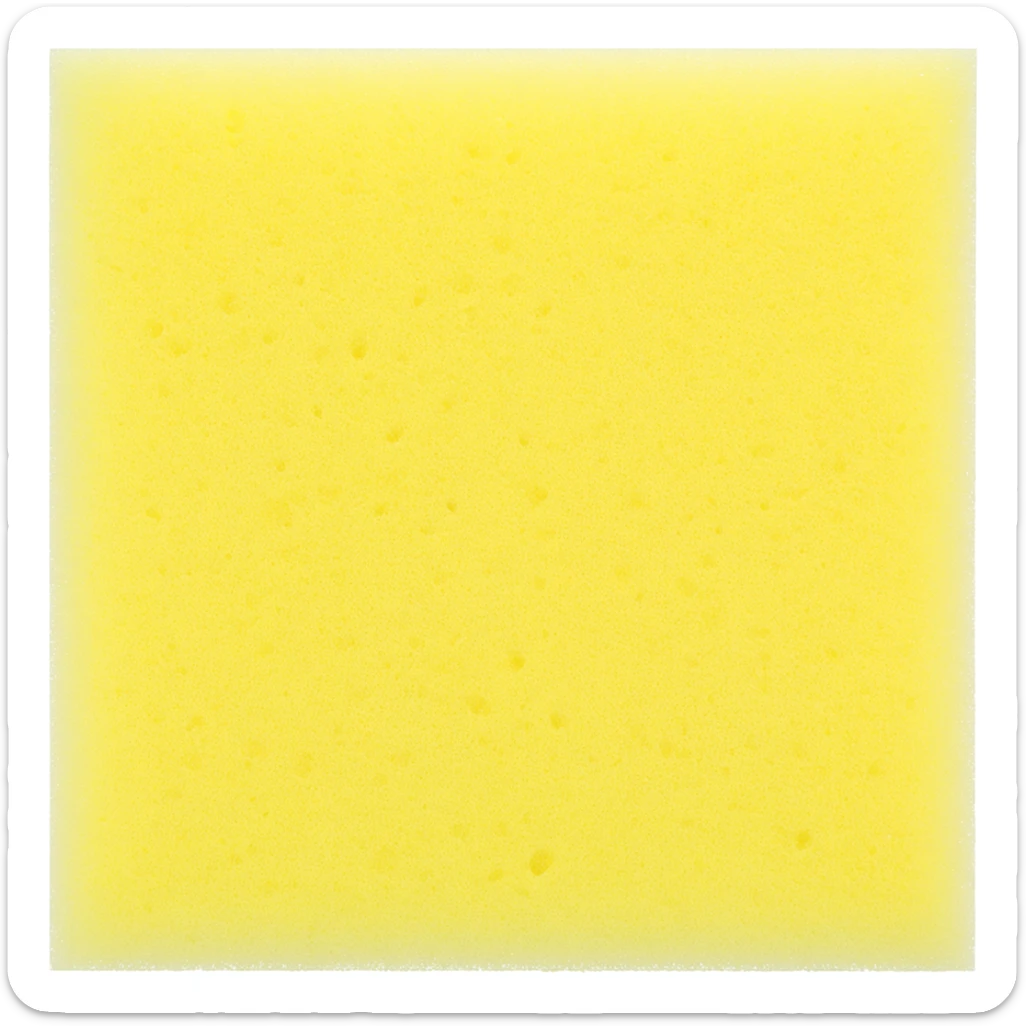 PU foam sponge sticker