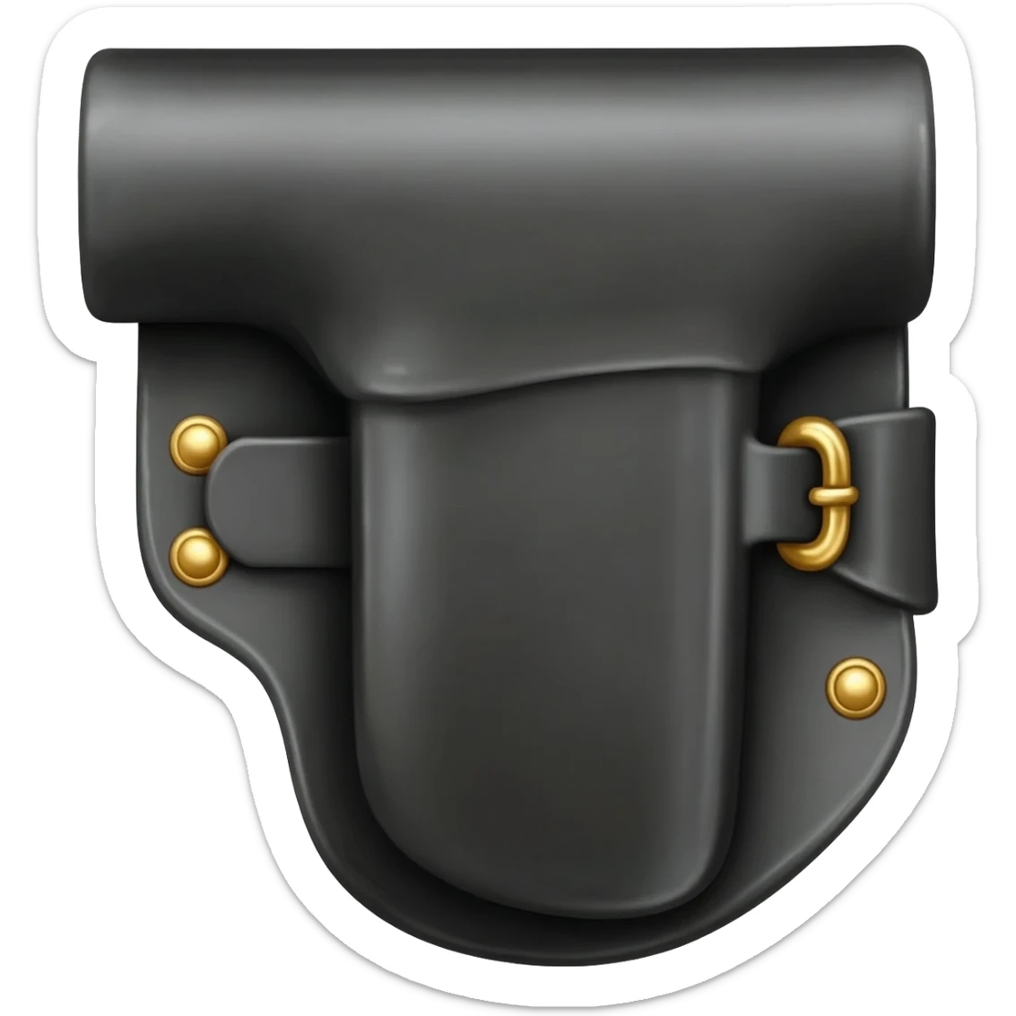 revolver holster sticker