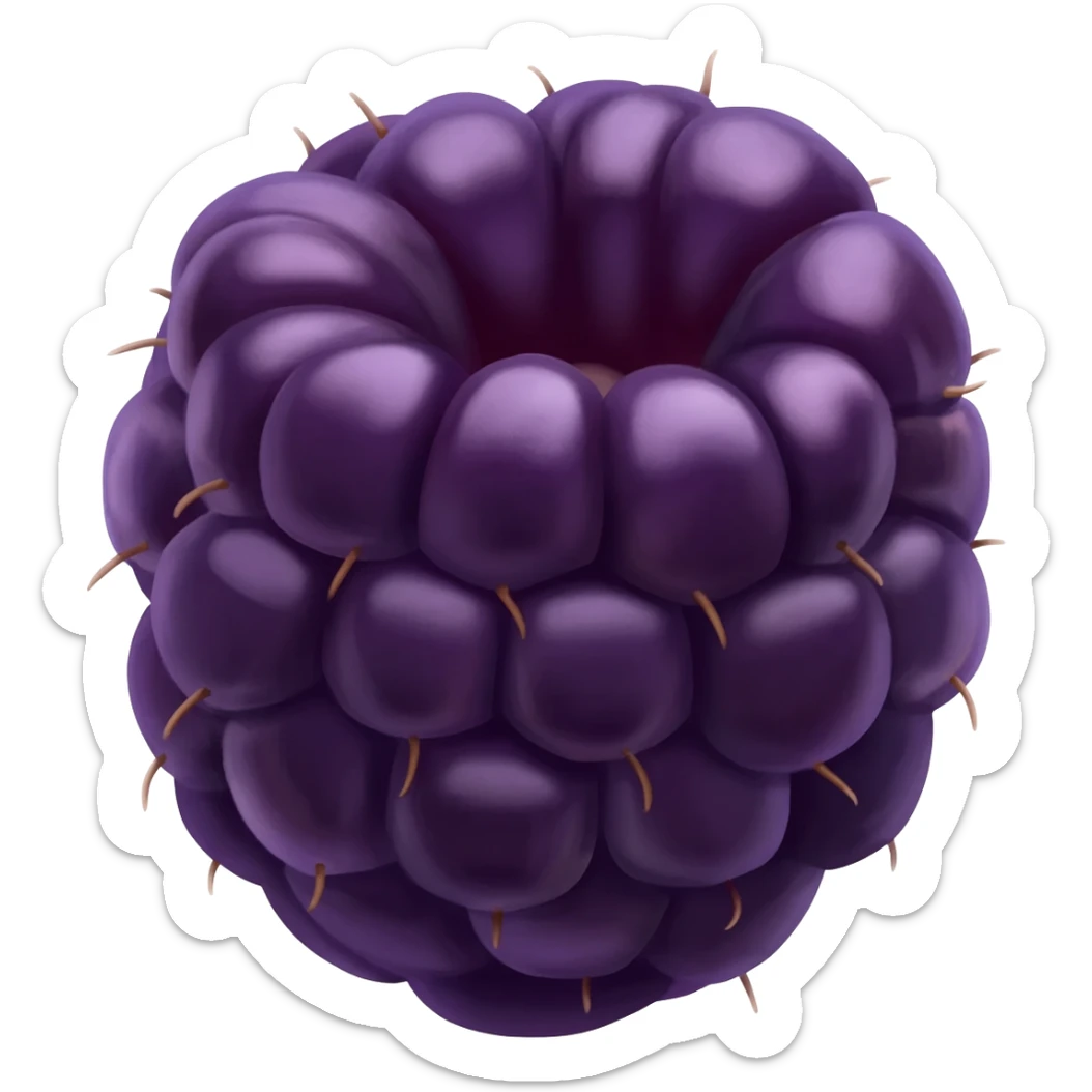 Single Blackberry sticker