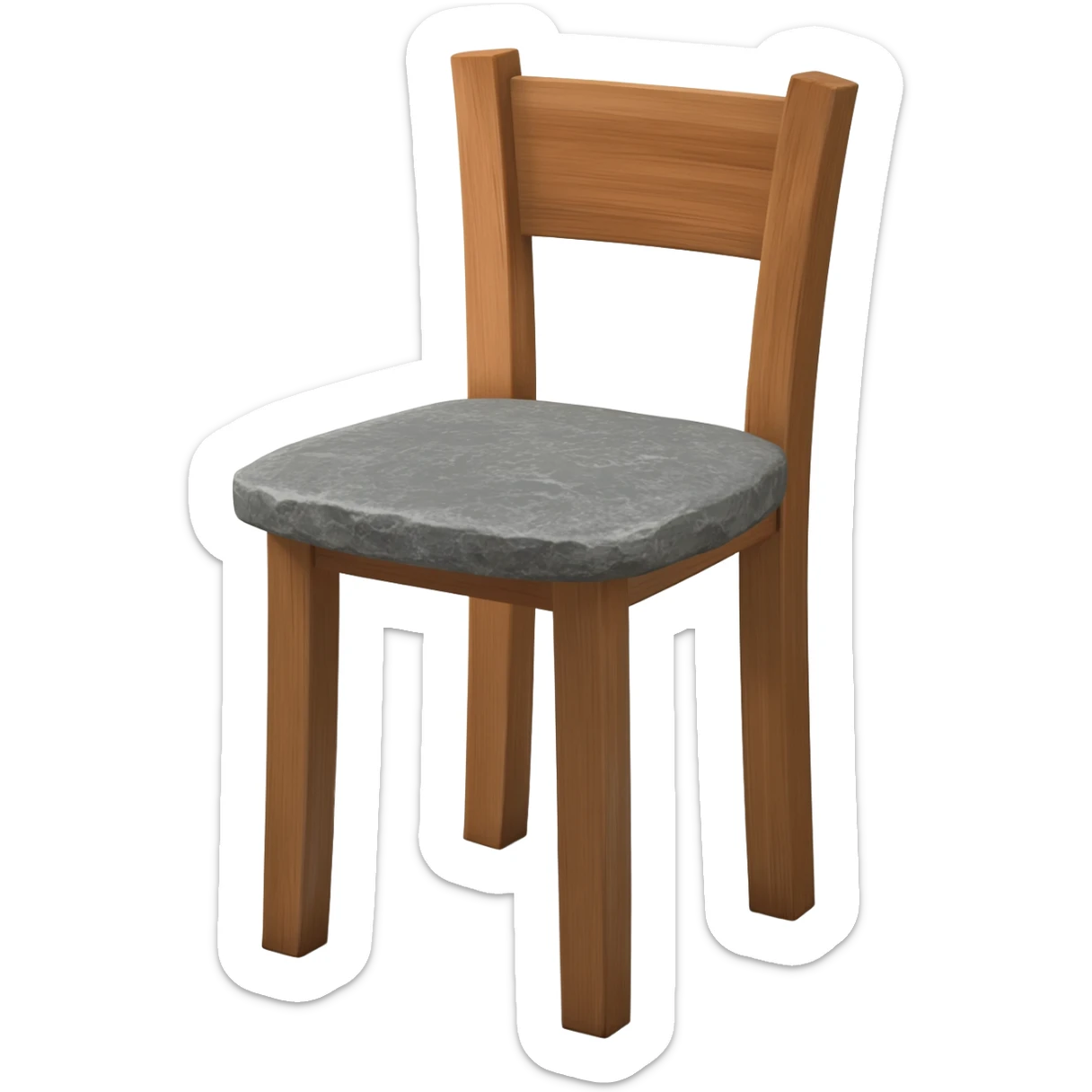 rock on a chair sticker