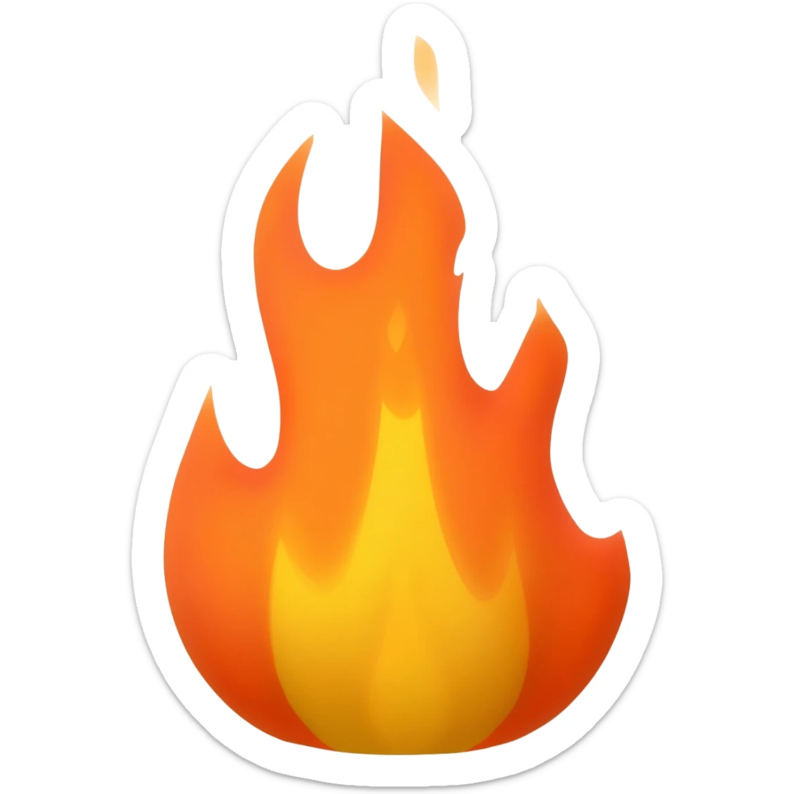 Balnça com fogo sticker