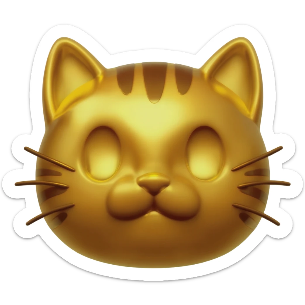 Dragon cat meat balls sticker