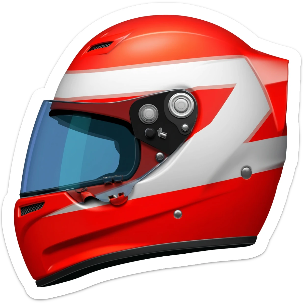 F1 helmet sticker