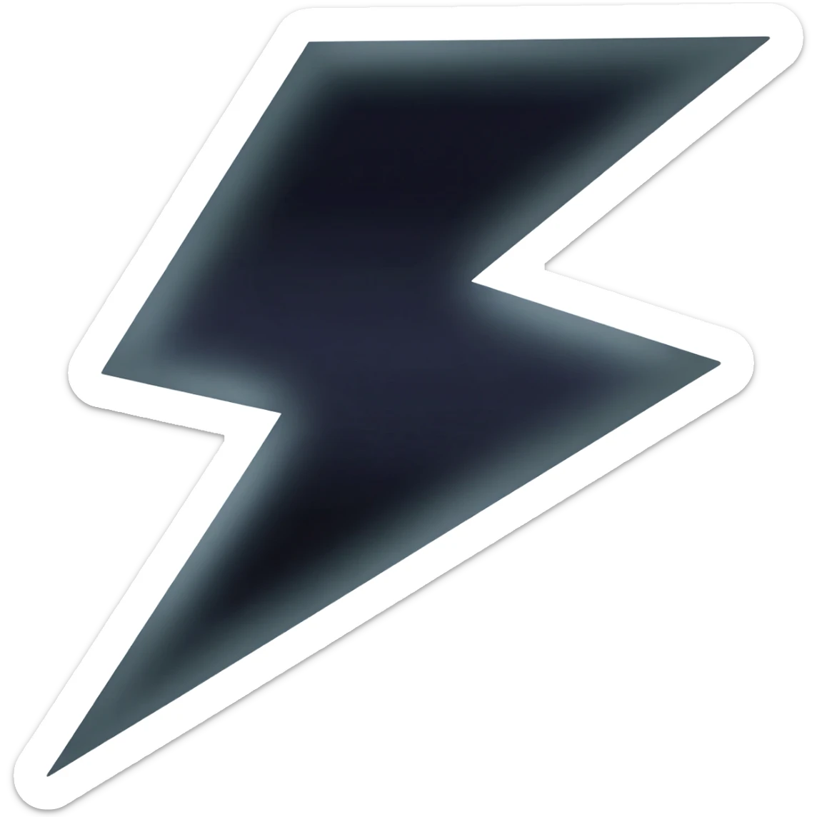 Black Lightning sticker
