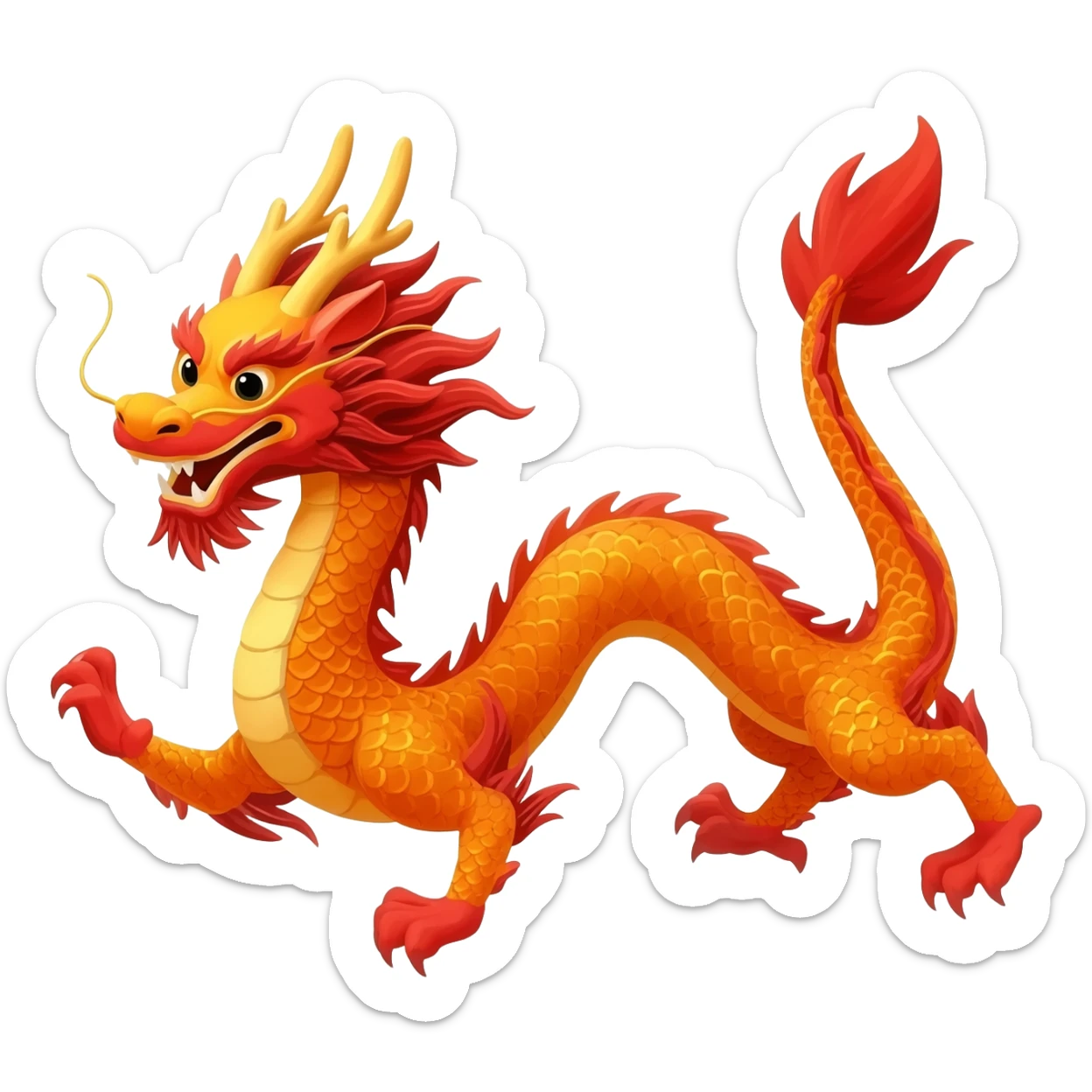 Chinese Dragon sticker