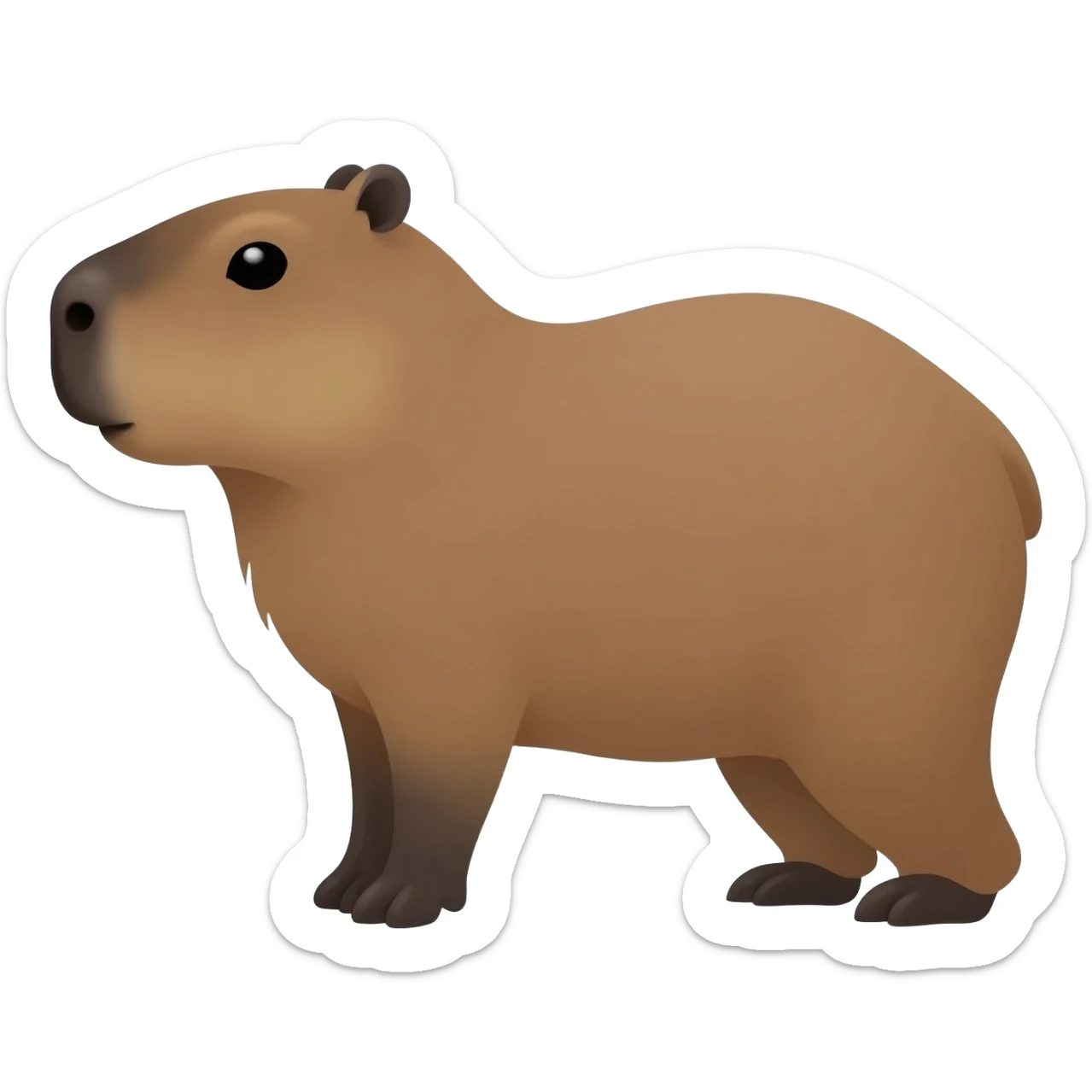 Capybara sticker