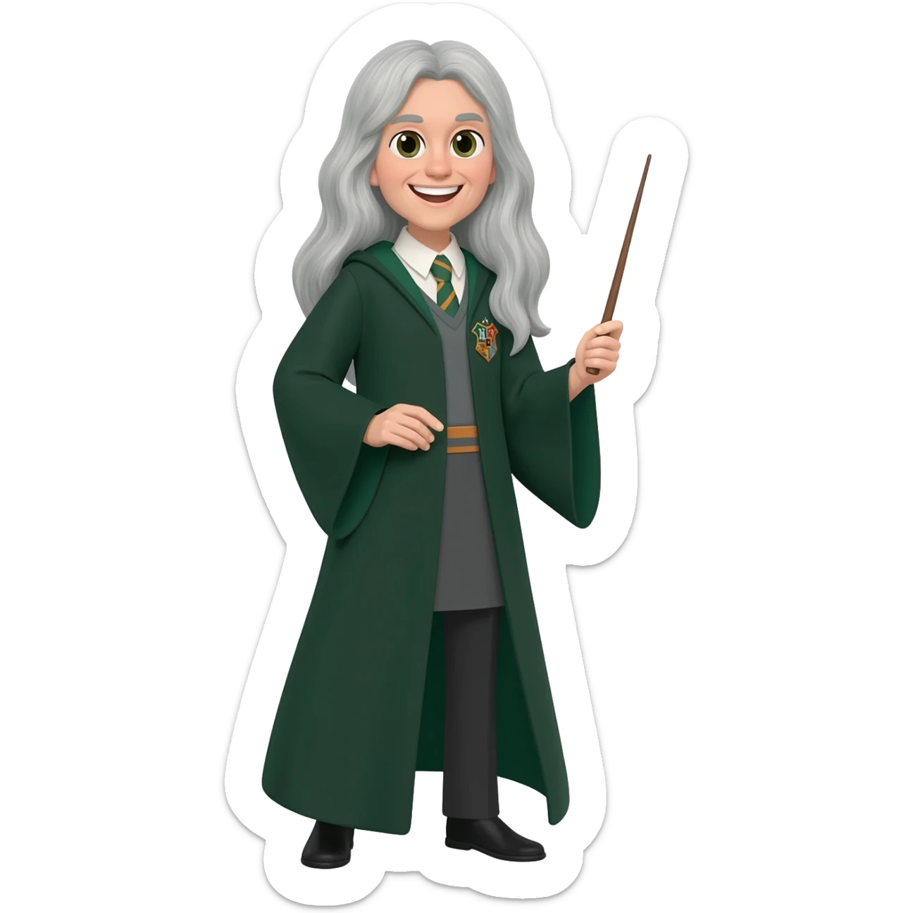 Hogwarts magic teacher sticker